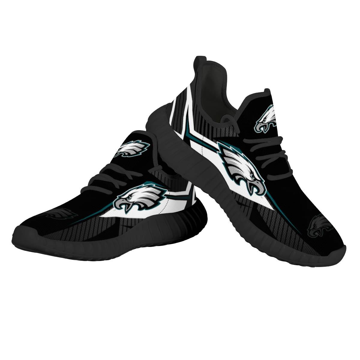 Women's Philadelphia Eagles Mesh Knit Sneakers/Shoes 002